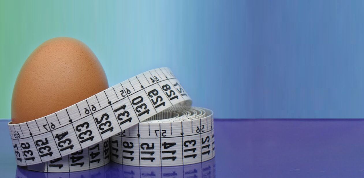 Eggs and centimeter