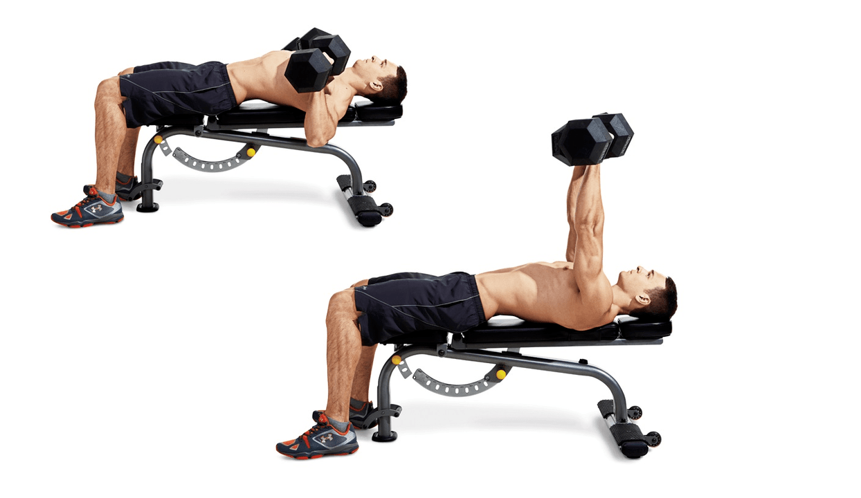 Dumbbell Bench Press for Upper Body Workout